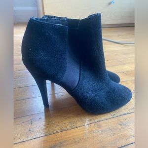 Steve Madden Black Bootie Heels